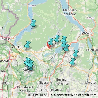 Mappa Centro Commerciale La Rotonda, 22036 Erba CO, Italia (7.64571)