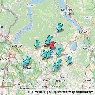 Mappa Centro Commerciale La Rotonda, 22036 Erba CO, Italia (6.04313)