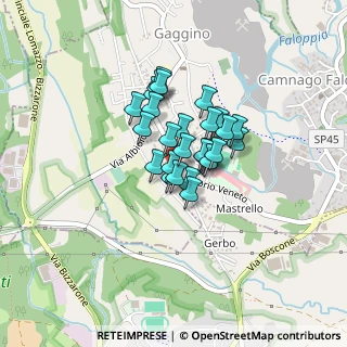 Mappa Via Isonzo, 22020 Faloppio CO, Italia (0.26071)