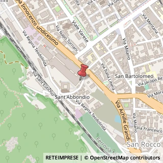 Mappa Via Sant'Abbondio, 4, 22100 Como, Como (Lombardia)