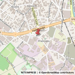 Mappa Via Trieste, 24/A, 22036 Erba, Como (Lombardia)
