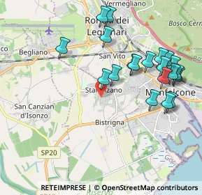 Mappa Via D'Acquisto Salvo, 34079 Staranzano GO, Italia (2.122)