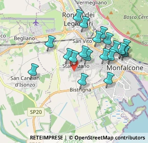 Mappa Via D'Acquisto Salvo, 34079 Staranzano GO, Italia (1.7385)