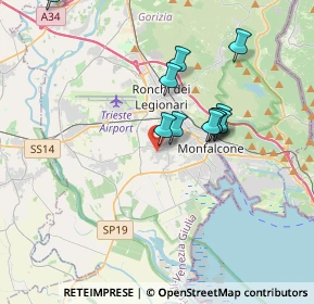 Mappa Via D'Acquisto Salvo, 34079 Staranzano GO, Italia (3.20545)