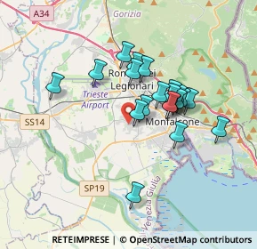 Mappa Via D'Acquisto Salvo, 34079 Staranzano GO, Italia (2.826)