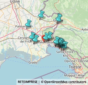 Mappa Via D'Acquisto Salvo, 34079 Staranzano GO, Italia (10.089)