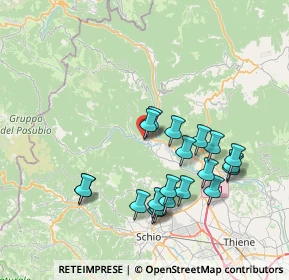 Mappa Via Riva, 36011 Arsiero VI, Italia (7.374)