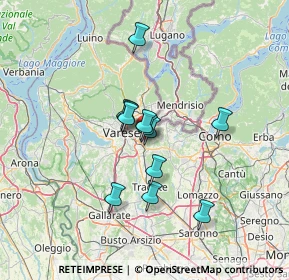 Mappa Via Monte Cervino, 21046 Malnate VA, Italia (9.8125)