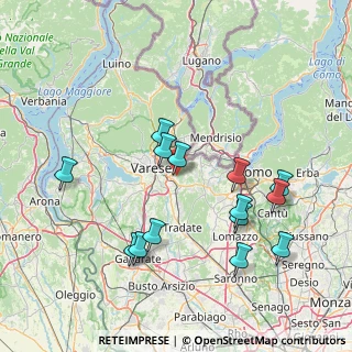 Mappa Via Monte Cervino, 21046 Malnate VA, Italia (15.70357)