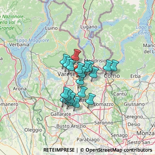 Mappa Via Monte Cervino, 21046 Malnate VA, Italia (9.0225)