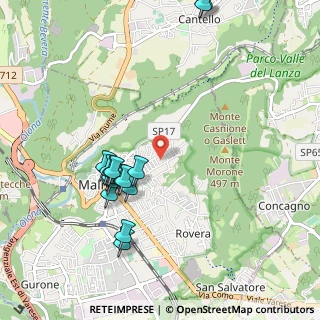 Mappa Via Monte Cervino, 21046 Malnate VA, Italia (1.018)