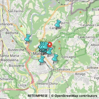 Mappa Via Monte Cervino, 21046 Malnate VA, Italia (1.06167)