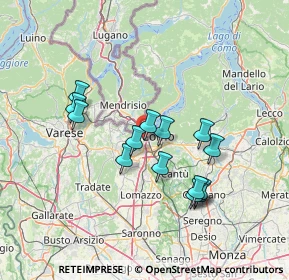 Mappa Via Trinità, 22020 San Fermo della Battaglia CO, Italia (12.385)