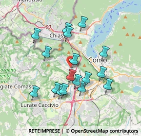 Mappa Via Trinità, 22020 San Fermo della Battaglia CO, Italia (3.34176)