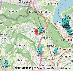 Mappa Via Trinità, 22020 San Fermo della Battaglia CO, Italia (3.0245)