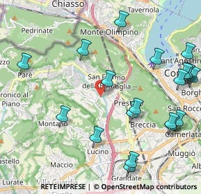 Mappa Via Trinità, 22020 San Fermo della Battaglia CO, Italia (2.59)