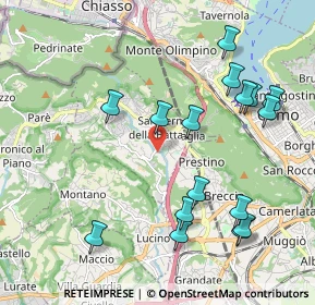 Mappa Via Trinità, 22020 San Fermo della Battaglia CO, Italia (2.21188)