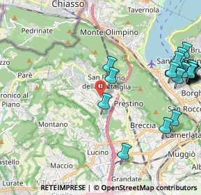Mappa Via Trinità, 22020 San Fermo della Battaglia CO, Italia (2.7485)
