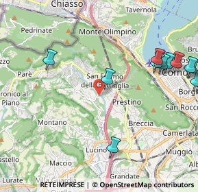Mappa Via Trinità, 22020 San Fermo della Battaglia CO, Italia (2.83923)