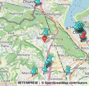 Mappa Via Trinità, 22020 San Fermo della Battaglia CO, Italia (2.7995)
