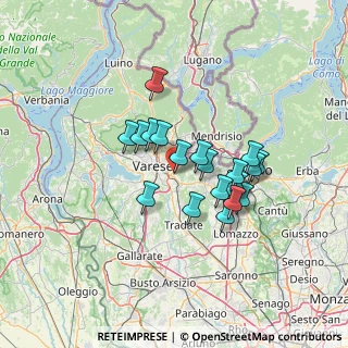 Mappa Via Emilio Maccazzola, 21046 Malnate VA, Italia (10.571)