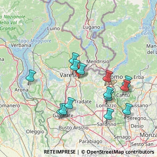 Mappa Via Emilio Maccazzola, 21046 Malnate VA, Italia (15.76714)