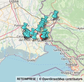Mappa Via Pordenone, 34079 Staranzano GO, Italia (9.5725)