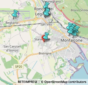 Mappa Via Pordenone, 34079 Staranzano GO, Italia (2.28333)