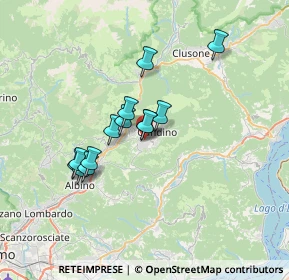Mappa Via Alessandro Manzoni, 24024 Gandino BG, Italia (5.42077)