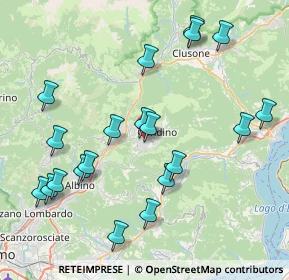 Mappa Via Alessandro Manzoni, 24024 Gandino BG, Italia (8.867)