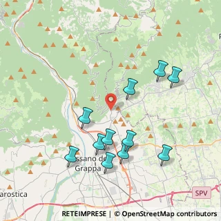 Mappa 36100, 36060 Romano D'ezzelino VI, Italia (4.00545)