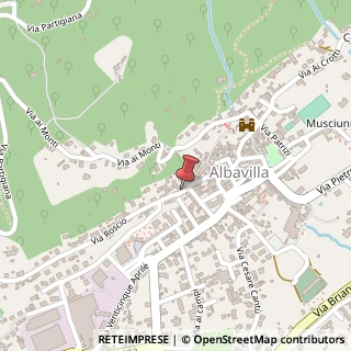 Mappa Via Roscio, 8, 22031 Merone, Como (Lombardia)