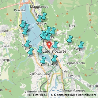Mappa Via Antonio Locatelli, 23801 Calolziocorte LC, Italia (1.6935)