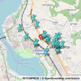 Mappa Via Antonio Locatelli, 23801 Calolziocorte LC, Italia (0.377)