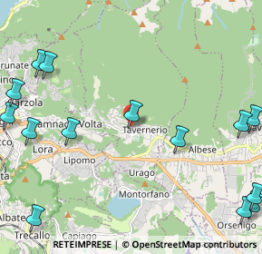 Mappa Via Alessandro Manzoni, 22038 Tavernerio CO, Italia (3.155)