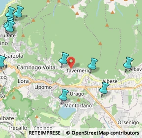 Mappa Via Alessandro Manzoni, 22038 Tavernerio CO, Italia (3.15083)