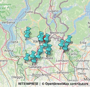 Mappa Via Amendola, 21046 Malnate VA, Italia (10.90647)