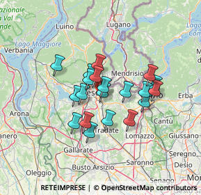 Mappa Via Amendola, 21046 Malnate VA, Italia (9.9725)