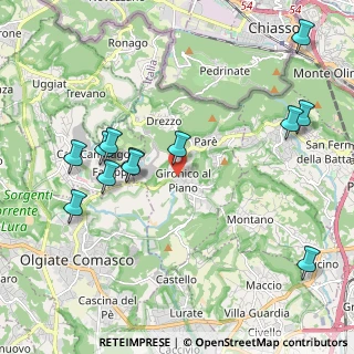 Mappa Via Francesco Petrarca, 22041 Colverde CO, Italia (2.29167)
