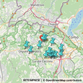 Mappa Via Francesco Petrarca, 22041 Colverde CO, Italia (3.15857)