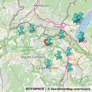 Mappa Via Francesco Petrarca, 22041 Colverde CO, Italia (5.10133)