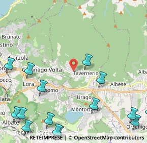 Mappa Via della Liberazione, 22038 Tavernerio CO, Italia (3.25733)