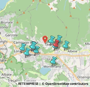 Mappa Via della Liberazione, 22038 Tavernerio CO, Italia (1.42545)