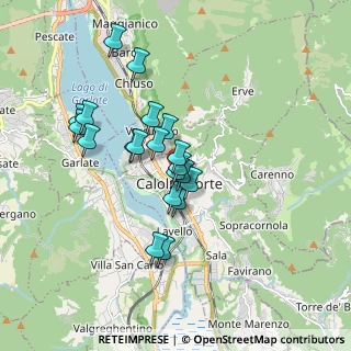 Mappa Via San Martino, 23801 Calolziocorte LC, Italia (1.445)