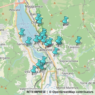 Mappa Via S. Martino, 23801 Calolziocorte LC, Italia (1.521)