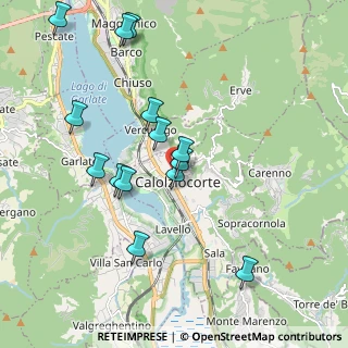 Mappa Via San Martino, 23801 Calolziocorte LC, Italia (1.95357)