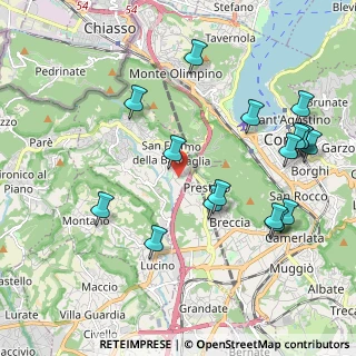 Mappa Via Luigi Rigamonti, 22020 San Fermo della Battaglia CO, Italia (2.27353)