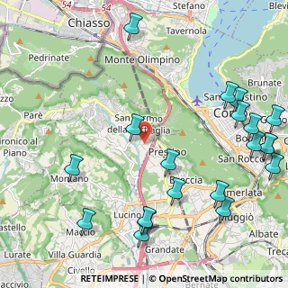 Mappa Via Luigi Rigamonti, 22020 San Fermo della Battaglia CO, Italia (2.814)
