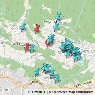 Mappa Località casina, 22038 Tavernerio CO, Italia (0.49655)