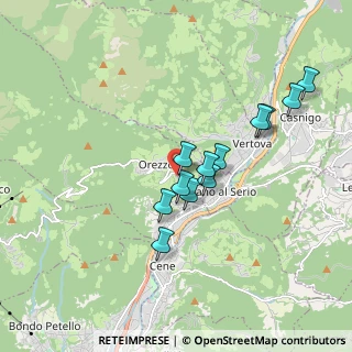 Mappa Via Montessori Maria, 24025 Gazzaniga BG, Italia (1.52083)